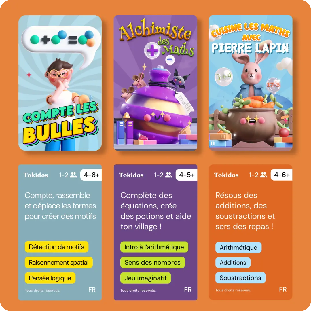 Pack : Découvre les maths en t’amusant Tokidos