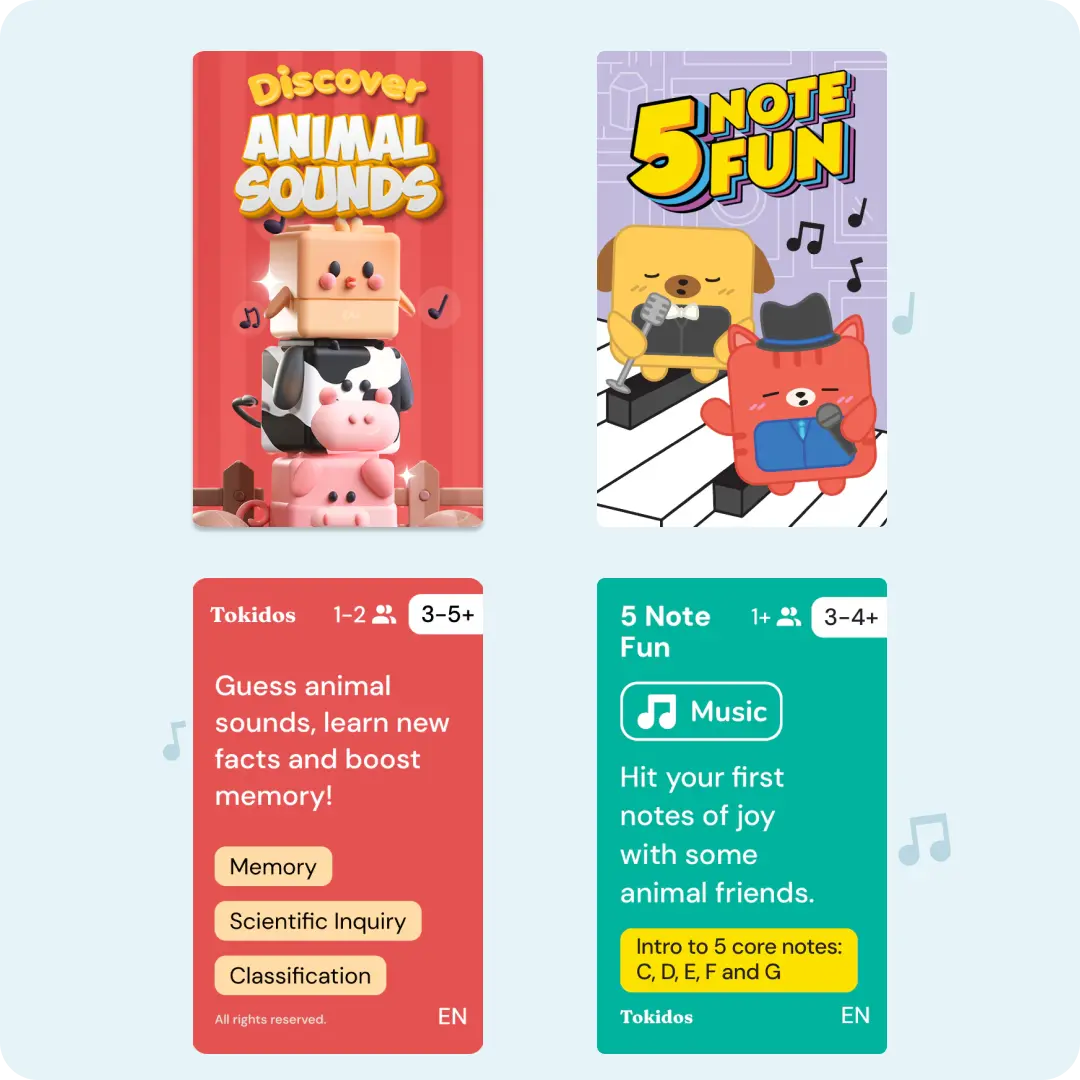 Pack : Sounds Amazing Tokidos