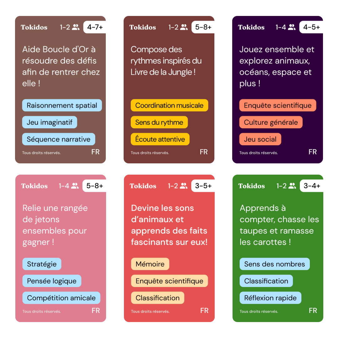 Les PlayCubes + 6 PlayCards