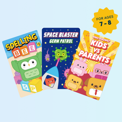 School Lover Bundle: The PlayCubes + 3 Games (Ages 7-8+)