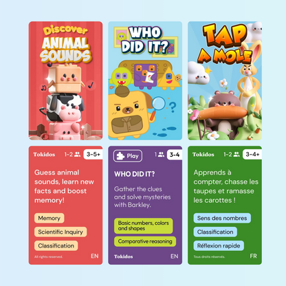 Early Learner Bundle: The PlayCubes + 3 Games (Ages 3-4)