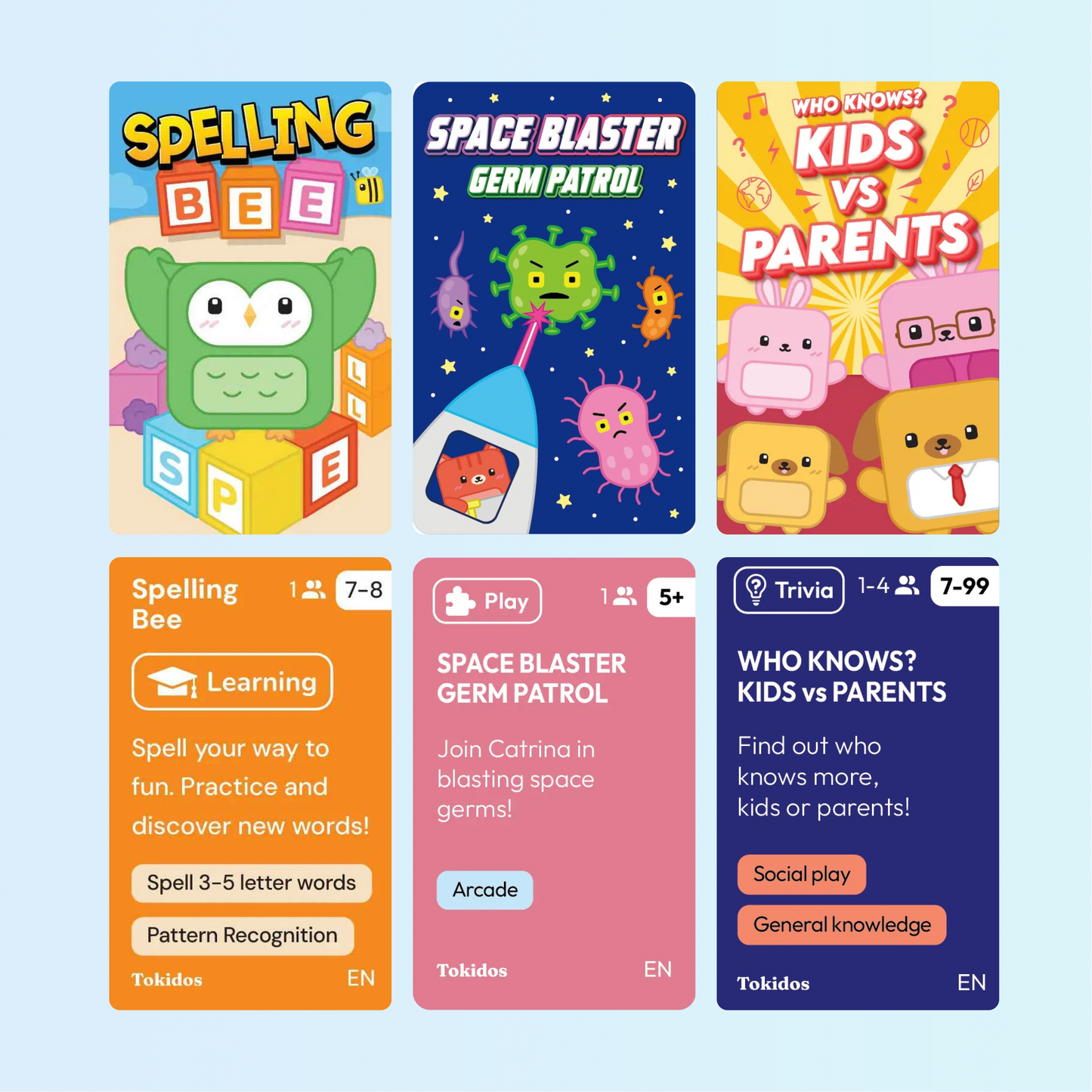 School Lover Bundle: The PlayCubes + 3 Games (Ages 7-8+)