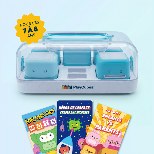 Kit Amoureux de l'école : Les PlayCubes + 3 jeux (7-8 ans et plus)