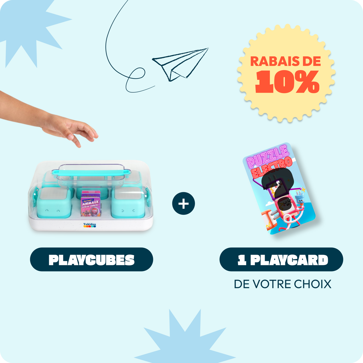 Les PlayCubes + 1 PlayCard