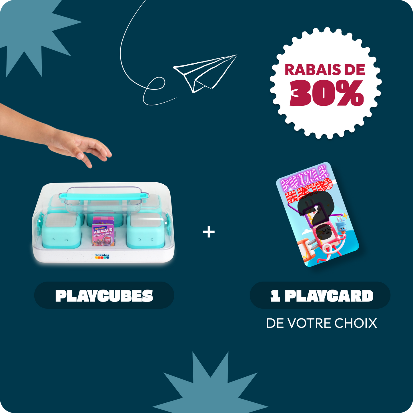 Les PlayCubes + 1 PlayCard