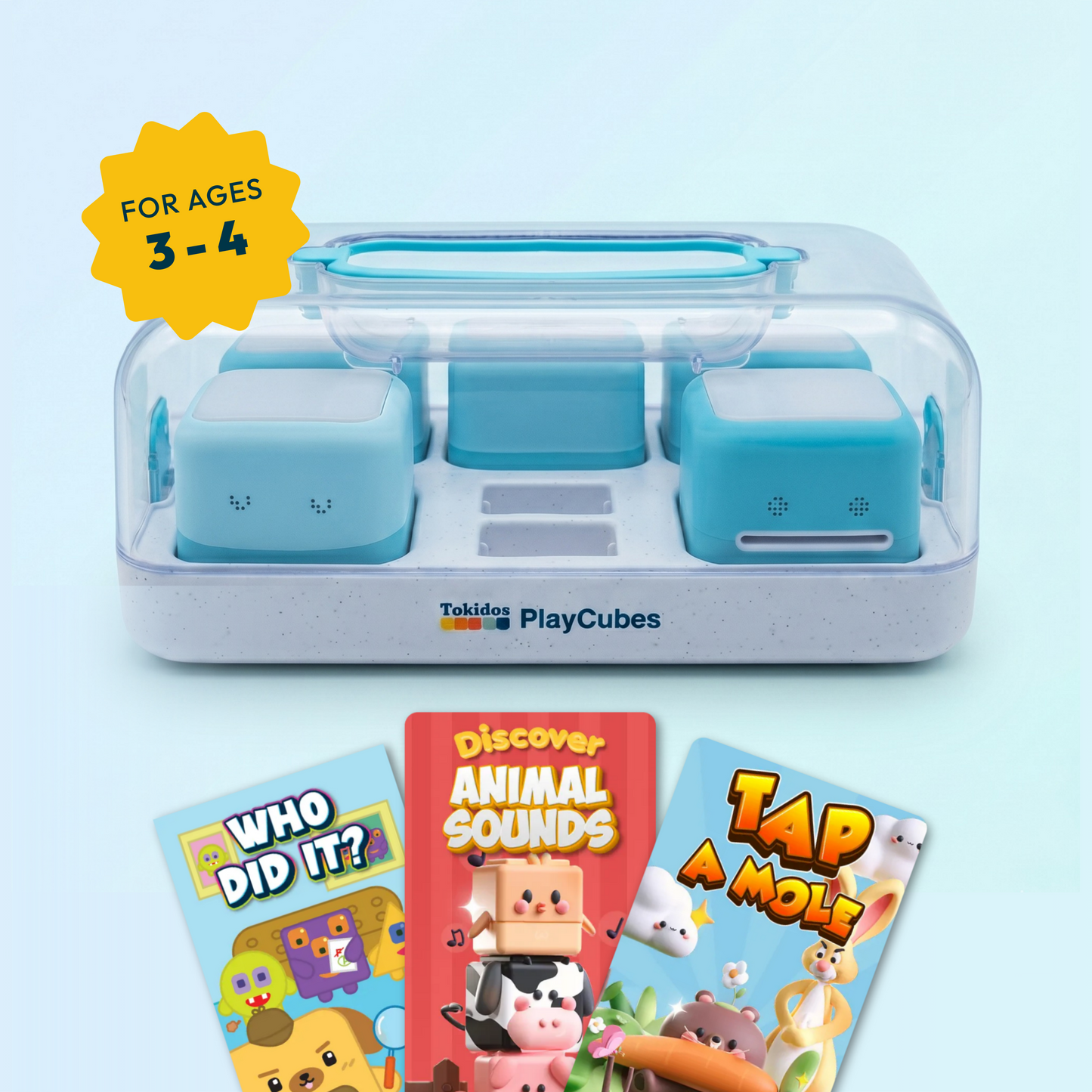 Early Learner Bundle: The PlayCubes + 3 Games (Ages 3-4)