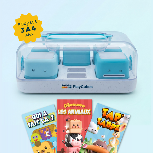 Kit jeune apprenant : Les PlayCubes + 3 jeux (3-4 ans)