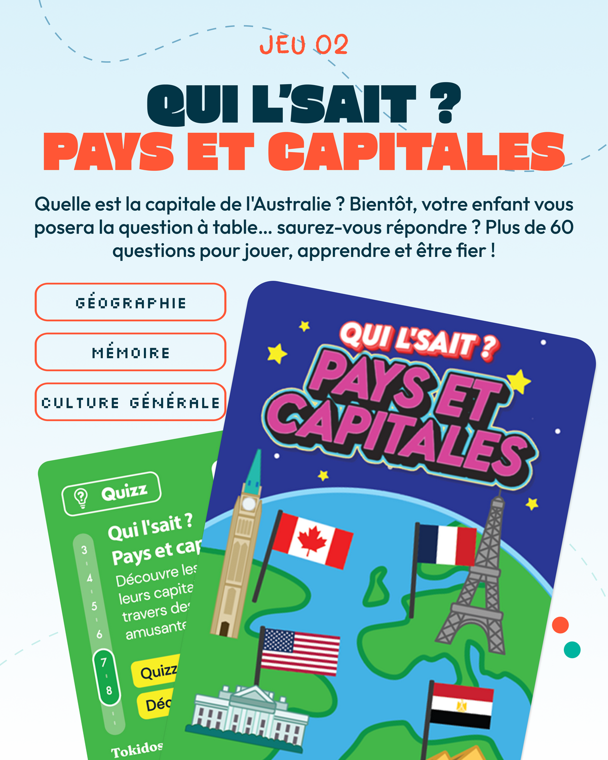 Kit TokiCube + 3 jeux + Carte créative (7-8 ans et +)