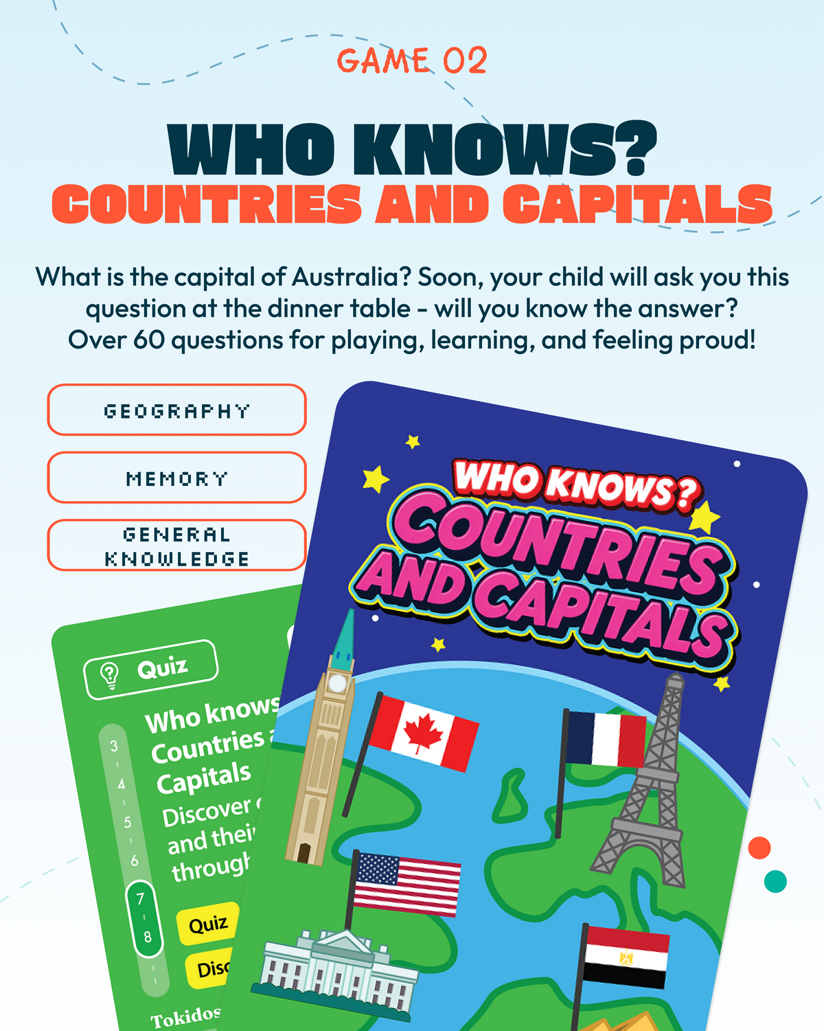 Kit TokiCube +  3 games + Creative Card (7-8 years and +)