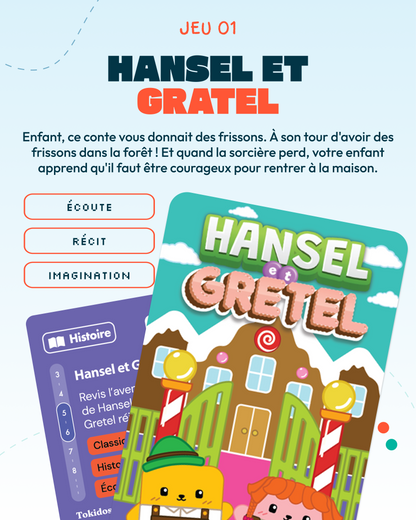 Kit TokiCube + 3 jeux + carte créative (5-6 ans et +)