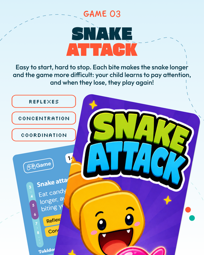 Kit TokiCube + 3 games + Creative Card (5-6 years and +)