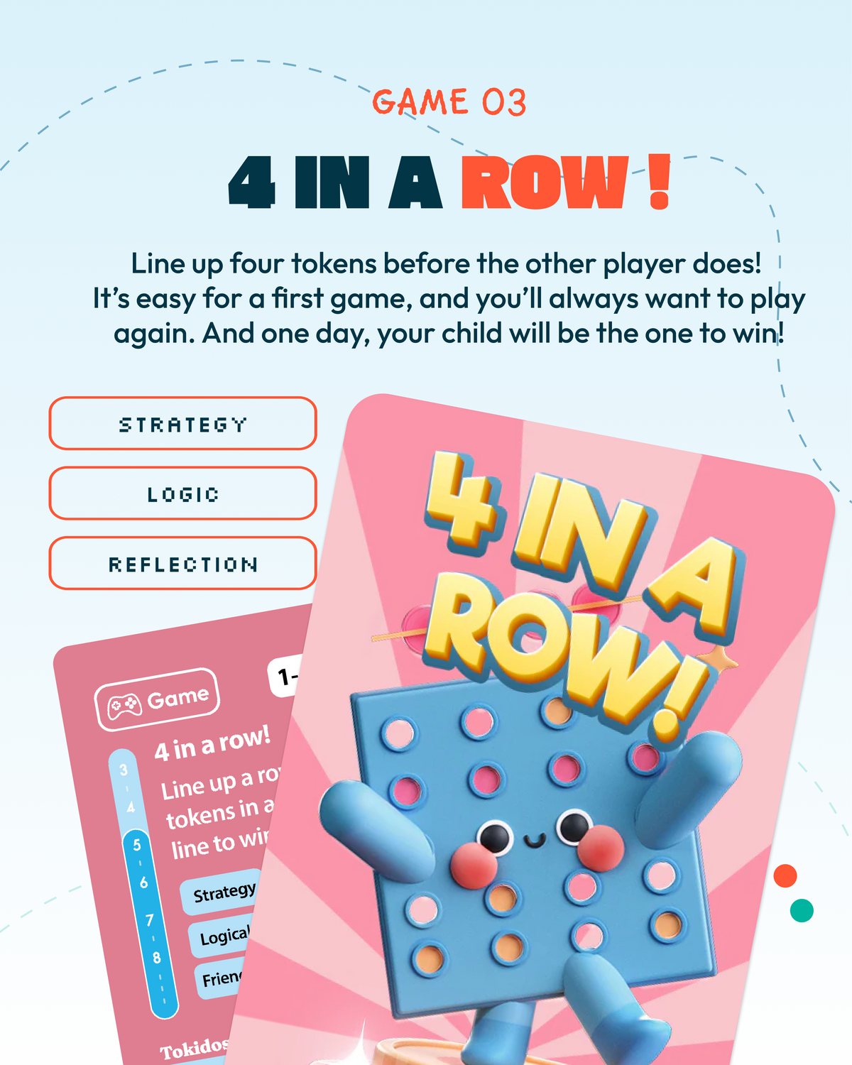 Kit TokiCube +  3 games + Creative Card (7-8 years and +)