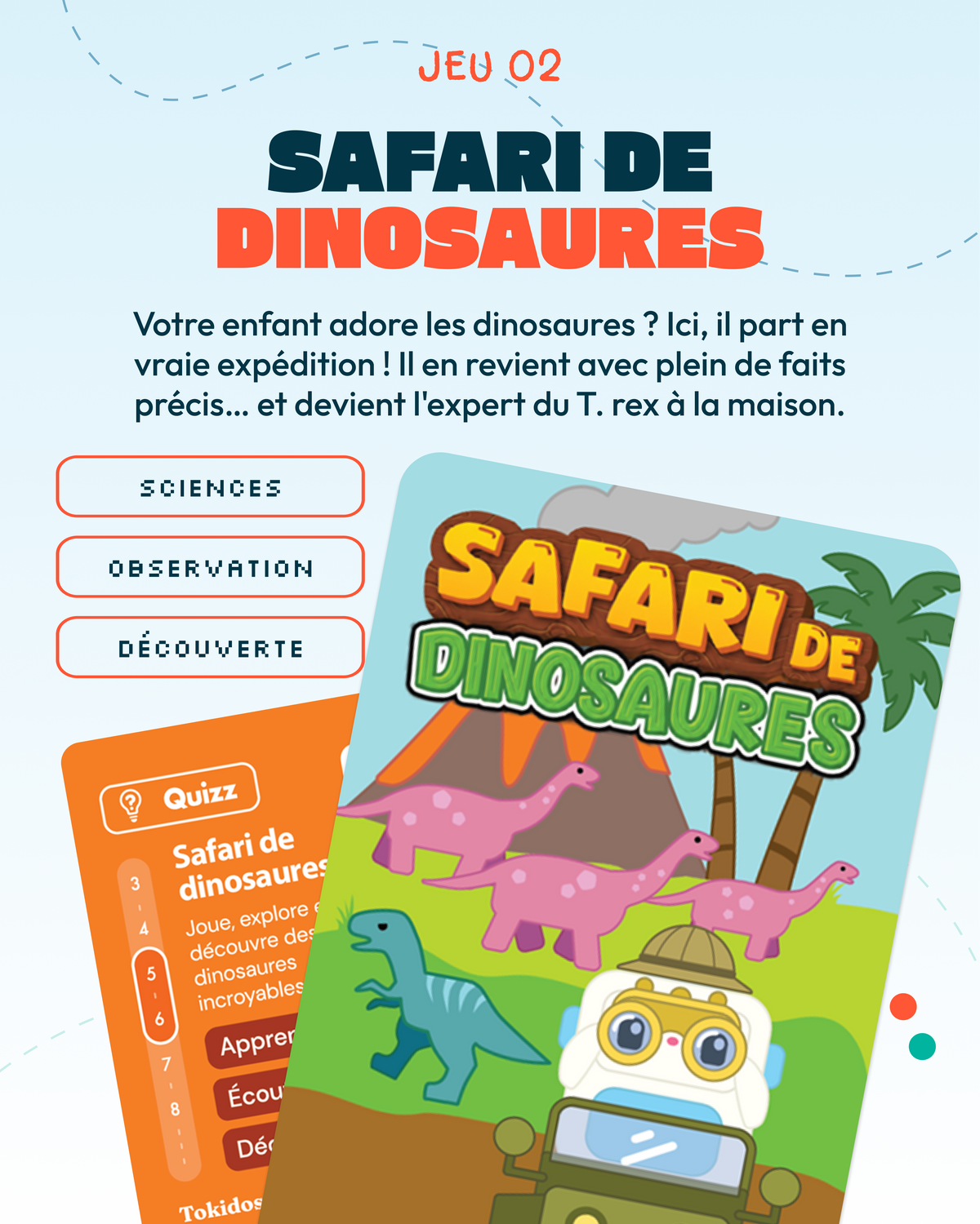 Kit TokiCube + 3 jeux + carte créative (5-6 ans et +)