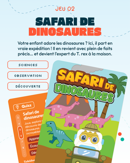 Kit TokiCube + 3 jeux + carte créative (5-6 ans et +)