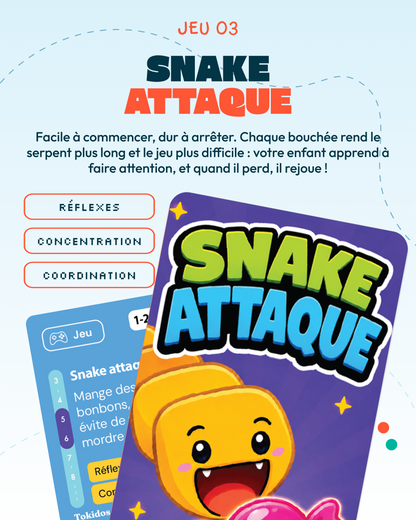 Kit TokiCube + 3 jeux + carte créative (5-6 ans et +)