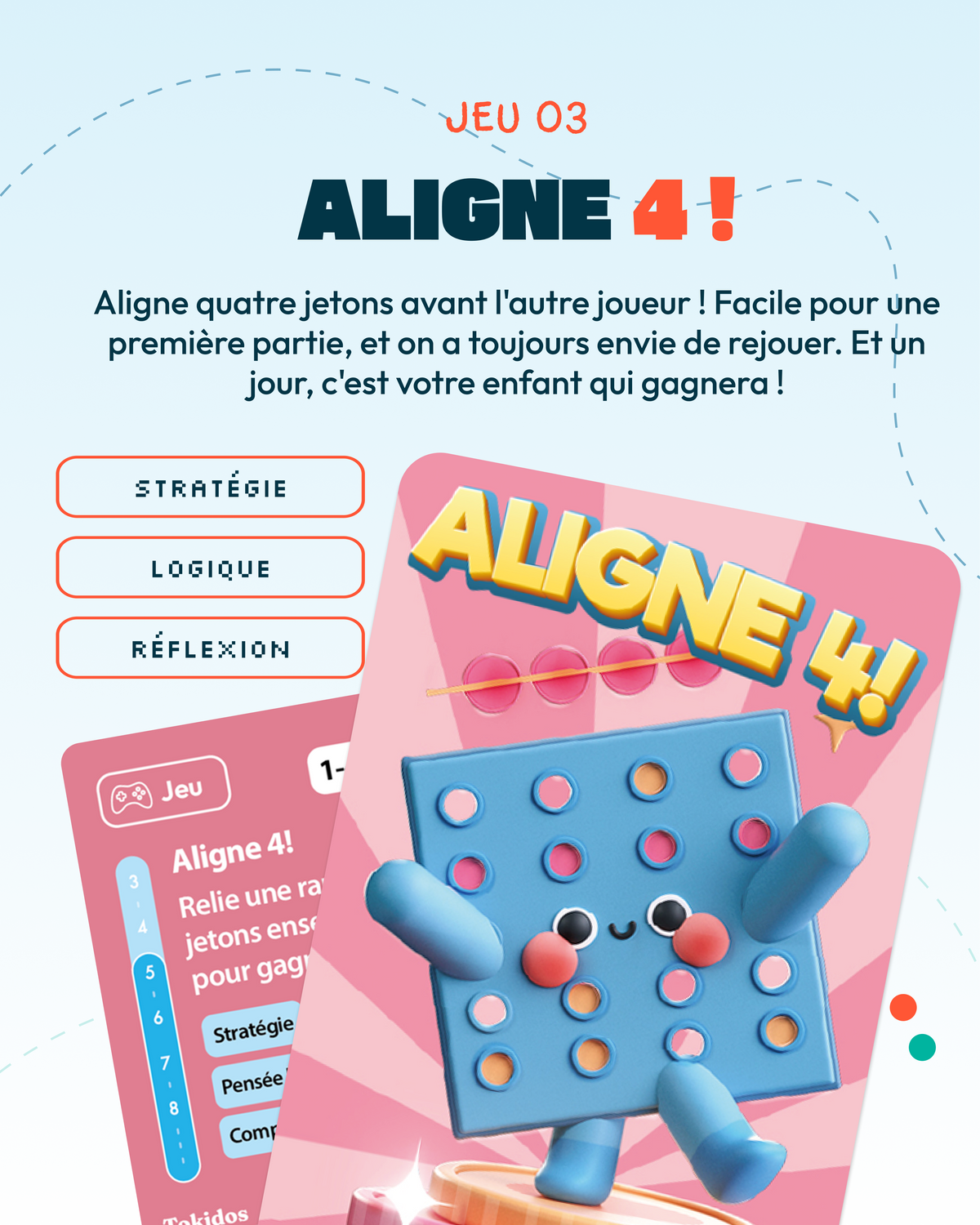 Kit TokiCube + 3 jeux + Carte créative (7-8 ans et +)