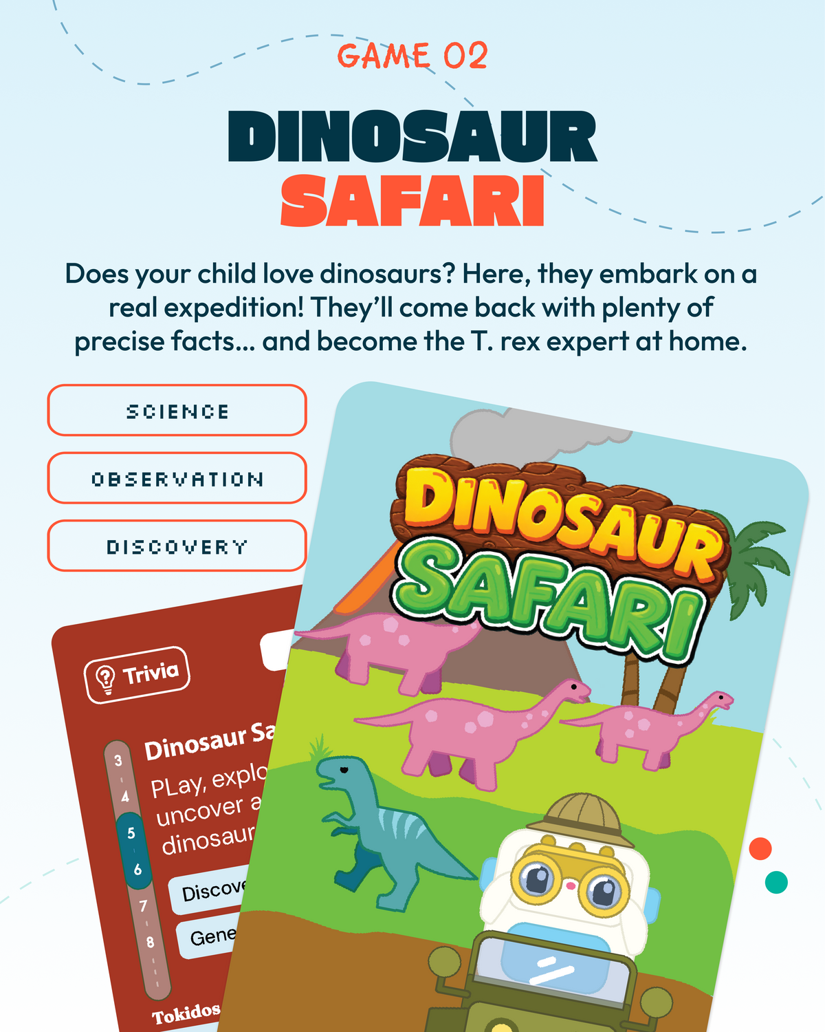 Kit TokiCube + 3 games + Creative Card (5-6 years and +)