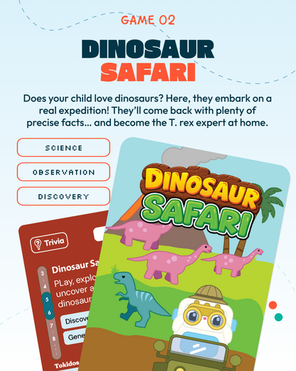 Kit TokiCube + 3 games + Creative Card (5-6 years and +)