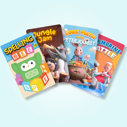 School Lover Bundle: The PlayCubes + 4 Games (Ages 7-8+)