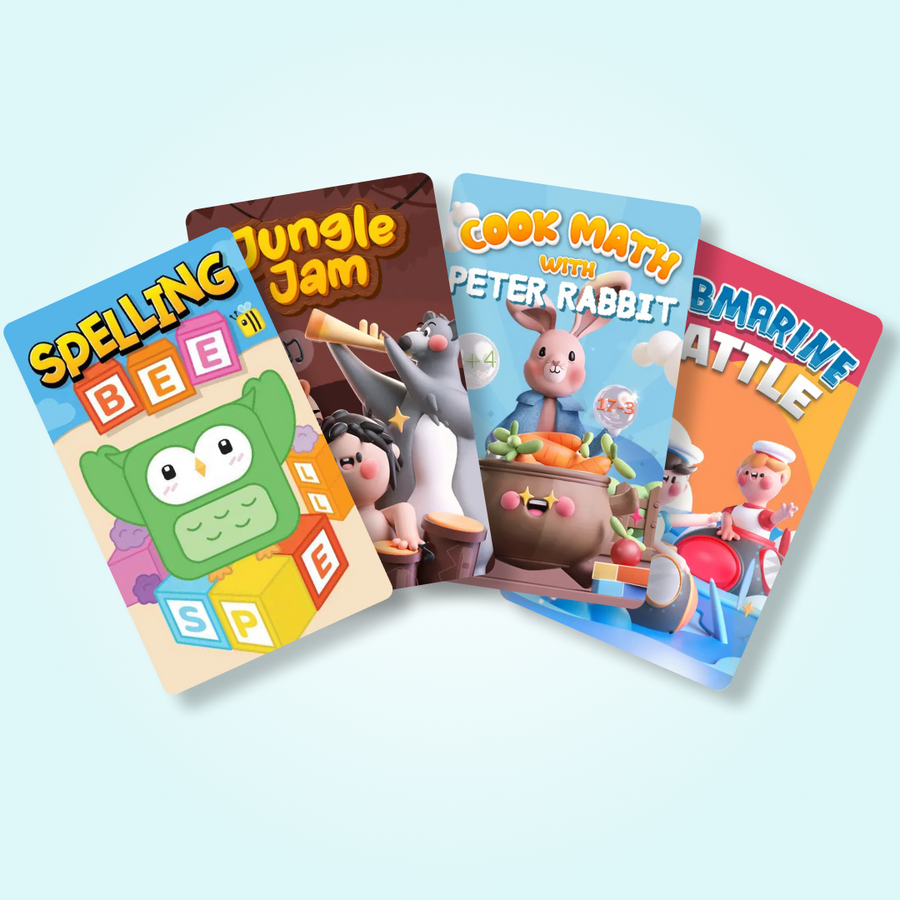 School Lover Bundle: The PlayCubes + 4 Games (Ages 7-8+)