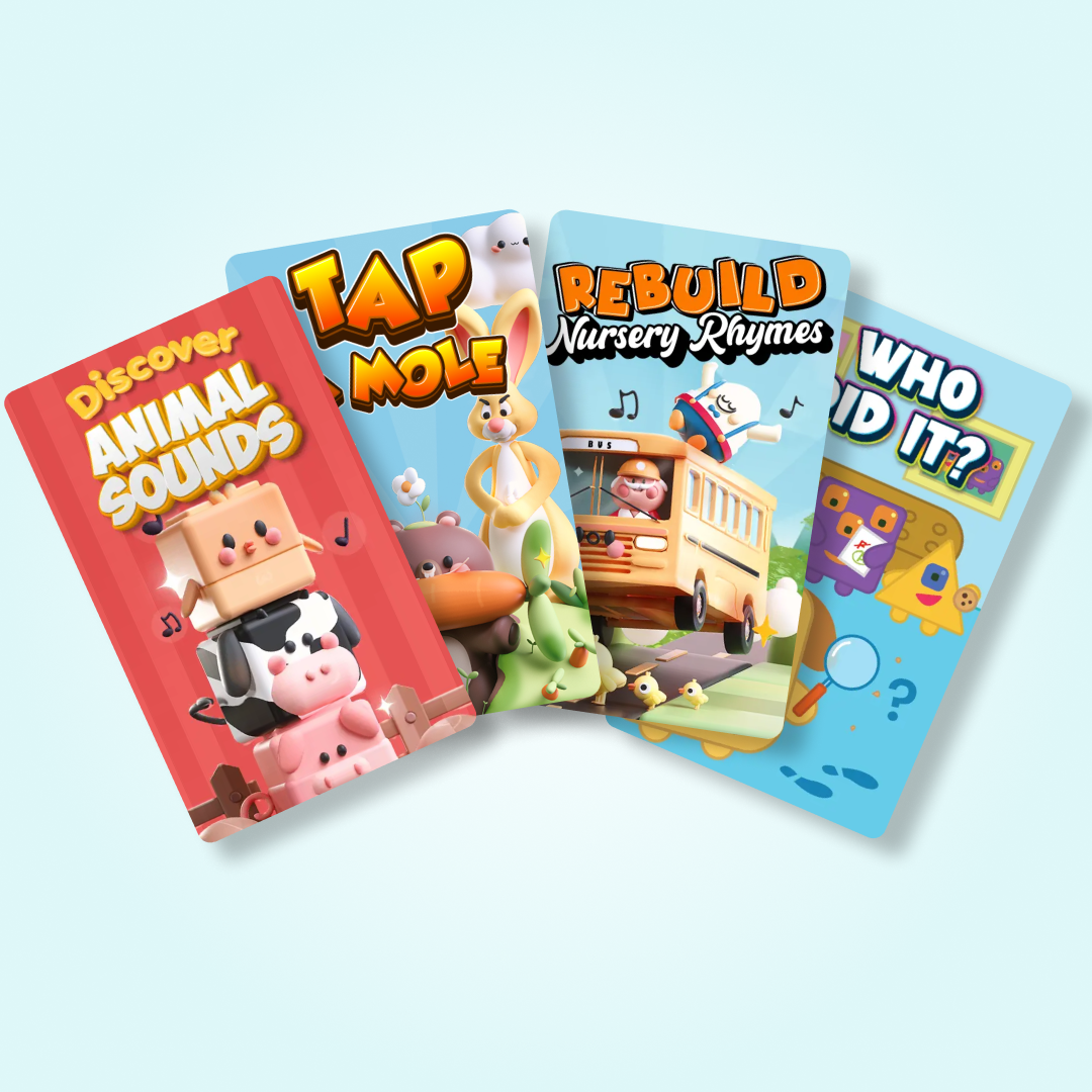Early Learner Bundle: The PlayCubes + 4 Games (Ages 3-4)