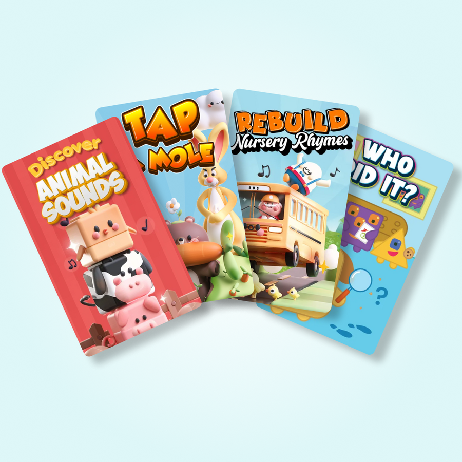 Early Learner Bundle: The PlayCubes + 4 Games (Ages 3-4)