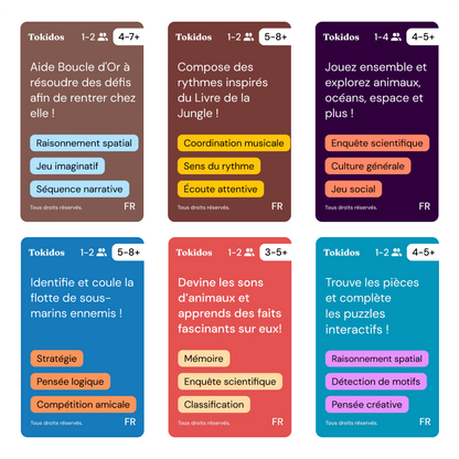 Les PlayCubes + 6 PlayCards