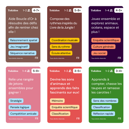 Les PlayCubes + 6 PlayCards