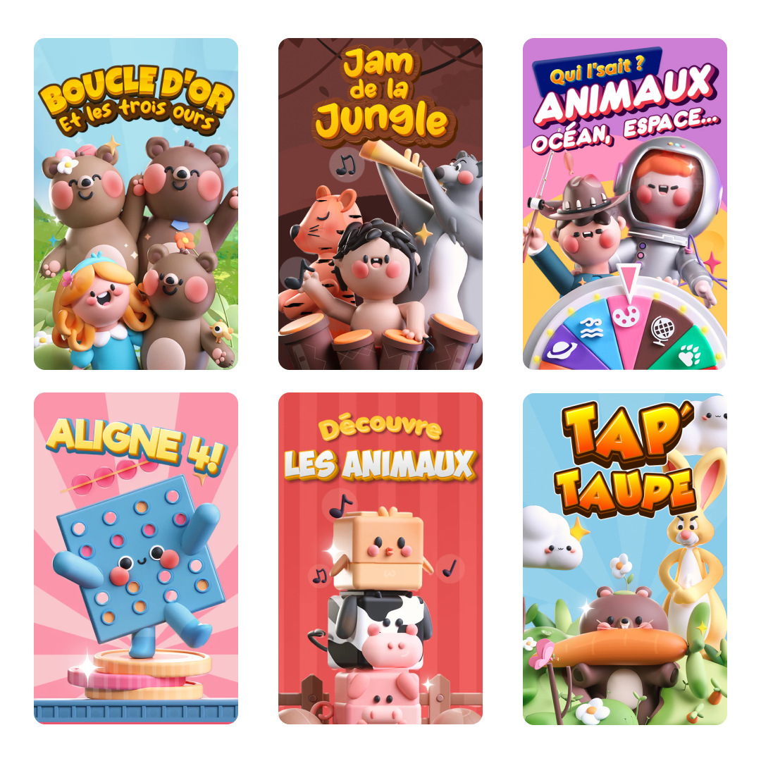 Les PlayCubes + 6 PlayCards