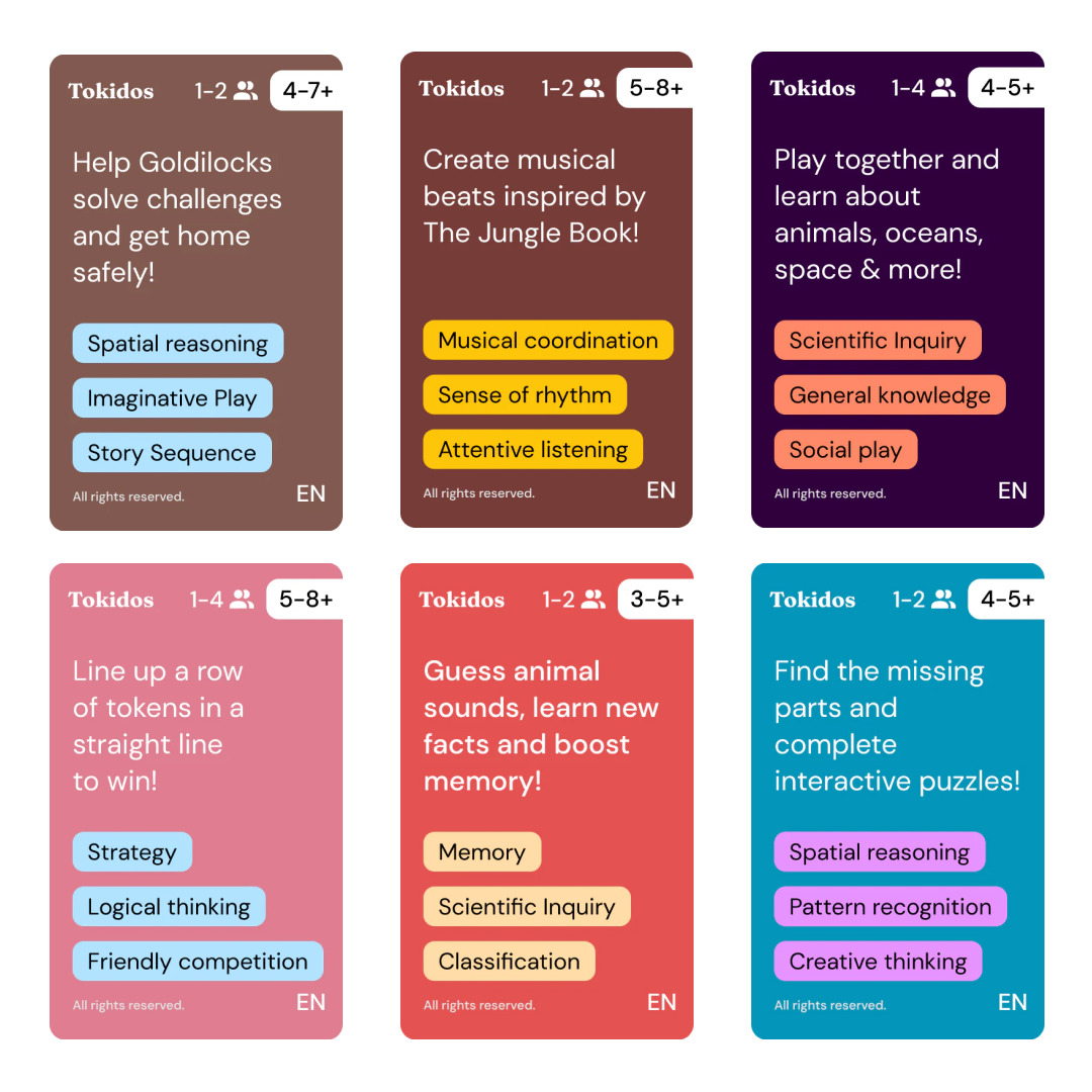 The PlayCubes + 6 PlayCards