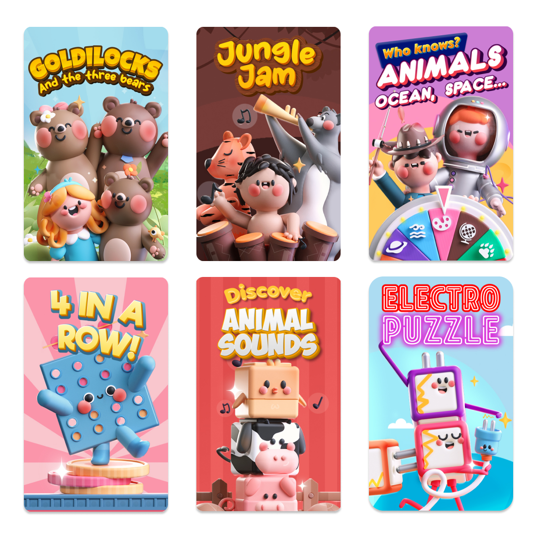 The PlayCubes + 6 PlayCards