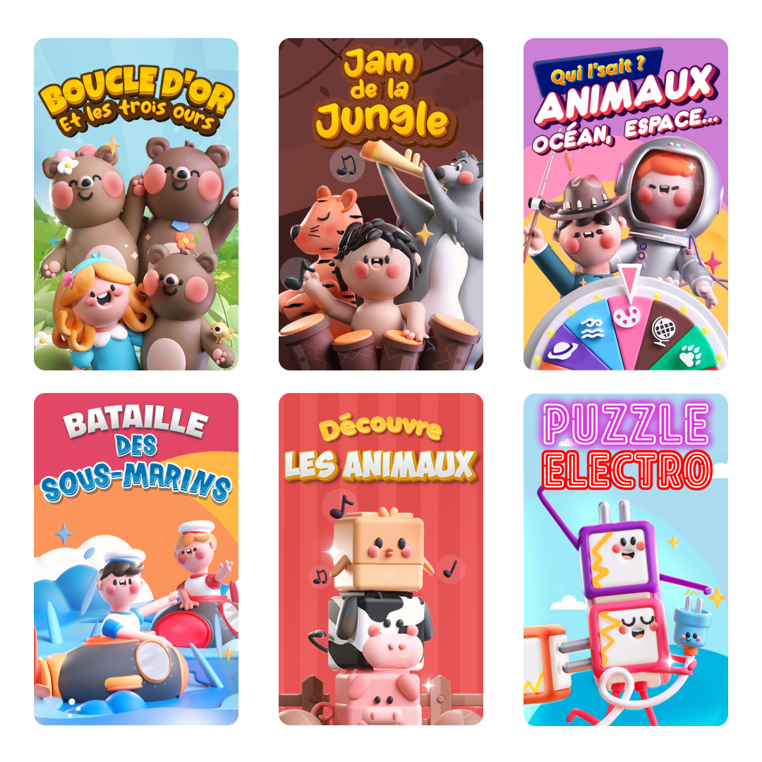 Les PlayCubes + 6 PlayCards