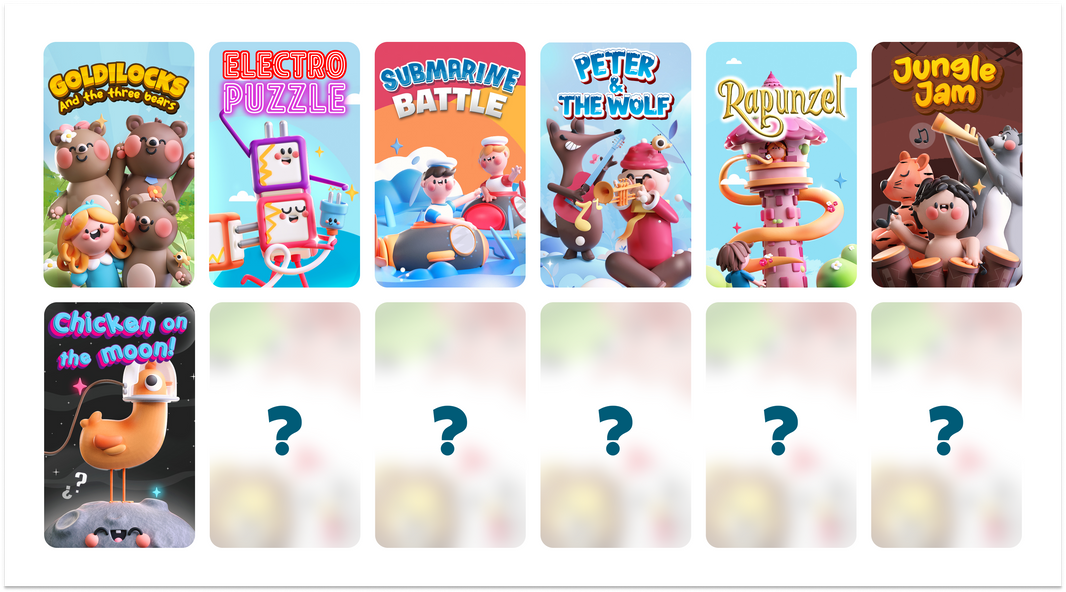 1-Year of PlayCards (Ages 5-8)