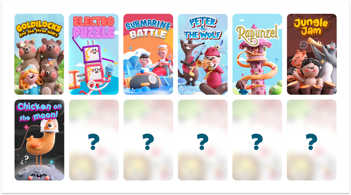 1-Year of PlayCards (Ages 5-8)
